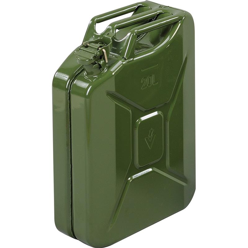Green Metal Jerry Can 20ltr