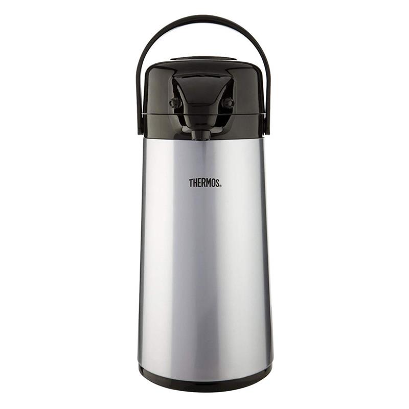 Thermos Push Button Pump Pot 1.9L Stainless Steel