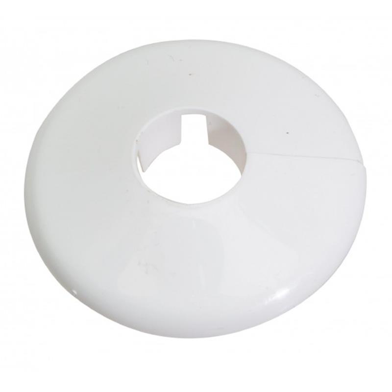 White 15mm Pipe Covers x 100