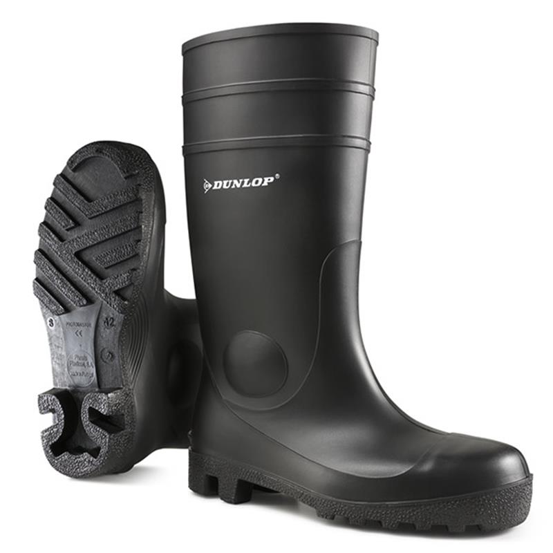 Dunlop Safety Wellington Boot; Sz3 c/w Steel Toecap & Midsole