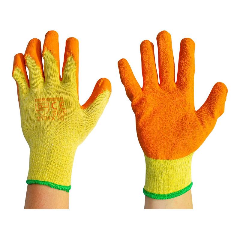 Glove; Orange Latex; Sz8