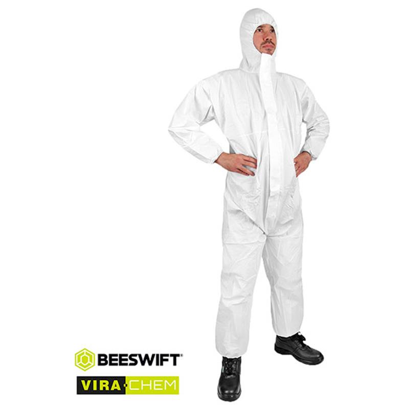Type 5 & 6 Disposable Coverall; Medium