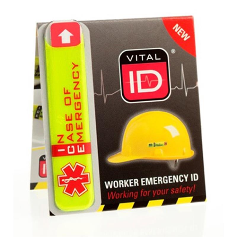 Helmet ID Tag ICE (In Case of Emergency)