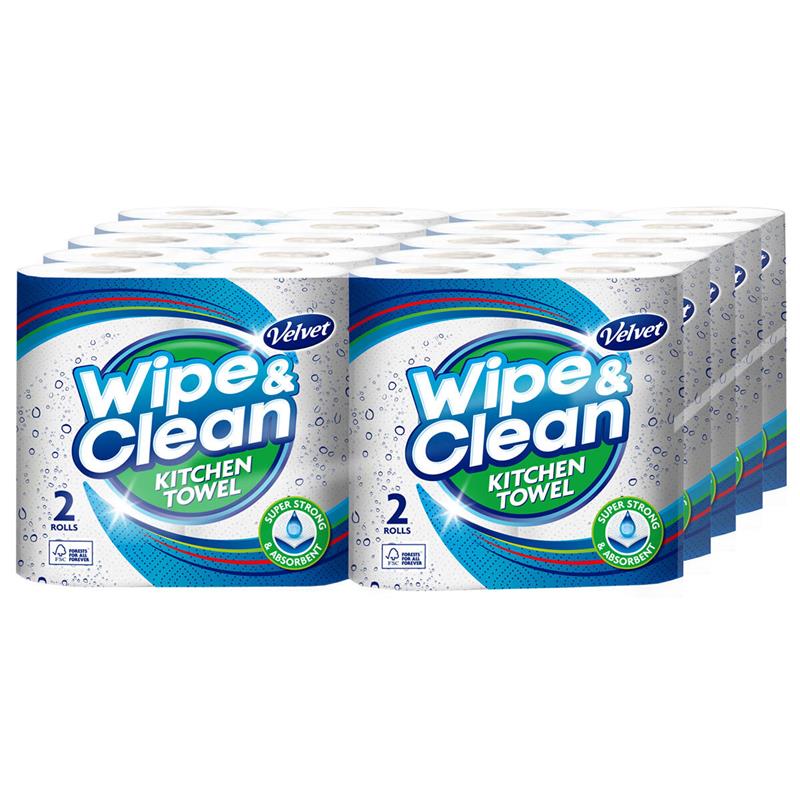 Wipe & Clean Kitchen Towel Pack Of 20