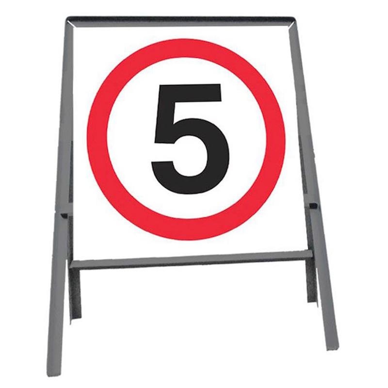 750mm 5 MPH Sign Plate