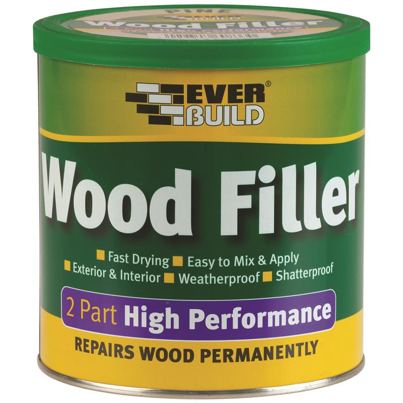 2 Part High Performance Wood Filler Light Stainable; 500g