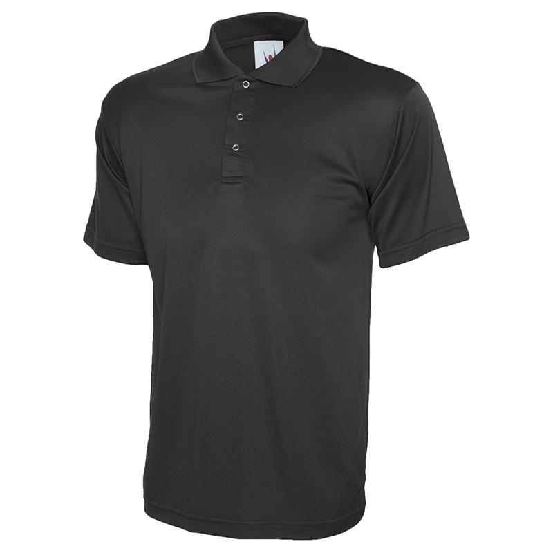 Premium Polo Shirt Black Small