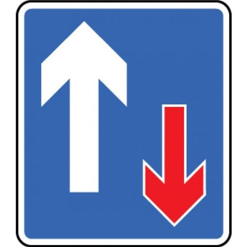 750mm 615 Priority Sign (Plate Only)